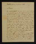 LETTER FROM GABRIEL GAUTIER, prisoner of war in Stapleton, England, ADDRESSED TO THE MAYOR OF MARSEILLE, May 20, 1813. 18910-19