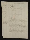 Portuguese Army. 1st Line Infantry Regiment. AUTOGRAPH LETTER SIGNED BY THE BARON OF THE EMPIRE, COLONEL OF SAID REGIMENT, DE SAINT-MARTIN, Toro, February 4, 1812. 18911-18