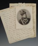 LOT DE DEUX LETTRES AUTOGRAPHES DATÉES 1794 SIGNÉES L'UNE DU GÉNÉRAL CHANCEL * (28 février), LA SECONDE DU GÉNÉRAL KLIMAINE ** (28 février), suite à leur arrestation. 18915-26
