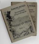 Photo 1 : MENZEL (Adolphe). Illustrations des œuvres de Frédéric le Grand.