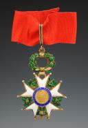 Photo 2 : COMMANDER'S DECORATION OF THE LEGION OF HONOR, jeweler model in vermeil, 1871-1946, Third Republic. 28003