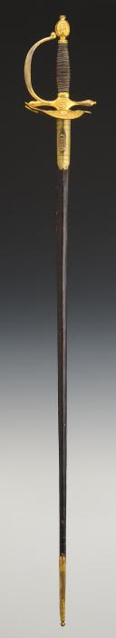 Photo 2 : ÉPÉE DE CHEVAU-LÉGERS DE LA MAISON MILITAIRE DU ROI, modèle 1814, Restauration. 29983