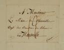Photo 2 : LETTER FROM GABRIEL GAUTIER, prisoner of war in Stapleton, England, ADDRESSED TO THE MAYOR OF MARSEILLE, May 20, 1813. 18910-19