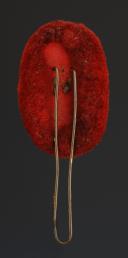 Photo 3 : POMPOM FOR TALPACK TROOP OF THE 10th chasseur à cheval REGIMENT, model 1858, Second Empire. 27164-1