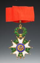 Photo 3 : COMMANDER'S DECORATION OF THE LEGION OF HONOR, jeweler model in vermeil, 1871-1946, Third Republic. 28003