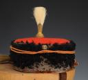 Photo 5 : TALPACK DU CAPITAINE Olivier LE GONIDEC de TRAISSAN DES ZOUAVES PONTIFICAUX, modèle 1867-1869, Second Empire. 32198