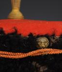 Photo 6 : TALPACK DU CAPITAINE Olivier LE GONIDEC de TRAISSAN DES ZOUAVES PONTIFICAUX, modèle 1867-1869, Second Empire. 32198