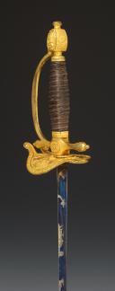 Photo 9 : ÉPÉE DE CHEVAU-LÉGERS DE LA MAISON MILITAIRE DU ROI, modèle 1814, Restauration. 29983