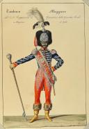 Photo 1 : ANONYME. Régiments d'infanterie et Garde royale en grand et petit uniforme vers (1820).