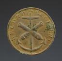 BUTTON FROM THE 2ND MARINE ARTILLERY REGIMENT, model 1803, Consulate era. 30246