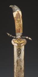 DAGUE DE CHASSE AU CHIFFRE DE NICOLAS II, Époque Tsariste. 29922
