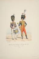 Photo 1 : Gardes à Pied ordinaires du Corps du Roi - Tambour-Major Tambour 1822-1830