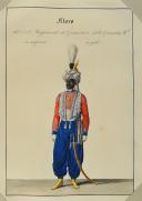 Photo 2 : ANONYME. Régiments d'infanterie et Garde royale en grand et petit uniforme vers (1820).