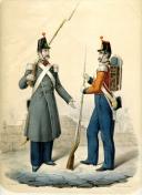Photo 2 : ZEZON : ARMÉE NAPOLITAINE 1854-1855, 4 lithographies en couleurs, Second Empire.