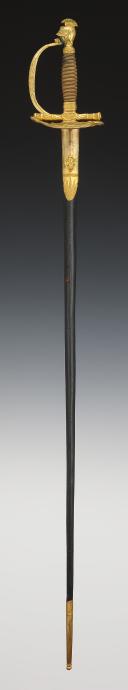 Photo 2 : OFFICER'S SWORD OF THE KING'S MILITARY HOUSEHOLD GENDARMES, model 1814, Restoration period. 30019