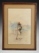Photo 2 : H. GRAY - GRENADIER À PIED DE LA GARDE IMPÉRIALE, Premier Empire : aquarelle. 31188