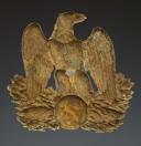 Photo 2 : PLAQUE DE SHAKO DE LA GARDE NATIONALE, modèle 1850, Présidence de Louis-Napoléon. 31195