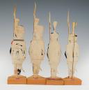 Photo 2 : INFANTERIE DU PREMIER EMPIRE (Grenadiers, carabiniers, Grenadier de la garde des Consuls, Infanterie légère...) : SOLDATS DE STRASBOURG FIGURINE DE CARTE EN CARTON gouaché par la famille WURTZ, deuxième tiers du XIXème siècle, vers 1815-1848. 31156-6