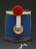 Photo 3 : SHAKO OF THE 2nd OR 4th HUSSARD REGIMENT, 2nd squadron, model 1845, July Monarchy. 28649