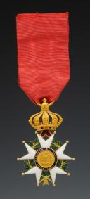 Photo 3 : OFFICER'S CROSS OF THE LEGION OF HONOUR, model 1854, Second Empire. 28005