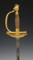 Photo 5 : OFFICER'S SWORD OF THE KING'S MILITARY HOUSEHOLD GENDARMES, model 1814, Restoration period. 30019