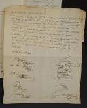Photo 5 : LOT DE SIX « PAROLES D'HONNEUR » D'OFFICIERS AUTRICHIENS PRISONNIERS À ULM, 1805. 18910-20