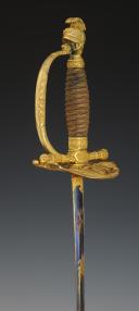 Photo 7 : OFFICER'S SWORD OF THE KING'S MILITARY HOUSEHOLD GENDARMES, model 1814, Restoration period. 30019