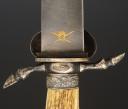 Photo 7 : HUNTING DAGGER WITH THE CYPHER OF NICHOLAS II, Tsarist Era. 29922