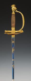 Photo 8 : OFFICER'S SWORD OF THE KING'S MILITARY HOUSEHOLD GENDARMES, model 1814, Restoration period. 30019