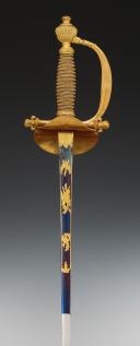 Photo 11 : SUPERIOR OFFICER'S SWORD OF THE CHEVAU-LÉGERS (or GENDARMES) OF THE KING'S MILITARY HOUSE, Restoration period. 30029