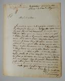 Chouannerie - Emigration. LETTER FROM THE OFFICER IN EXILE MOUILLEBERT* TO THE DUKE OF CHATEILLON IN LONDON. 18913-32