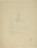 Photo 2 : GENTY : PLANCHE 13,  TAMBOUR MAJOR, GARDE ROYALE, 1815