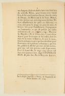 Photo 2 : ORDONNANCE DU ROY, pour la levée de dix-huit cens hommes de nouvelle Milice. Du 25 janvier 1743. 2 pages