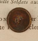 Photo 2 : BOUTON D'OFFICIER DU CORPS DES MATELOTS DE LA GARDE IMPÉRIALE, Premier Empire. 20737-53