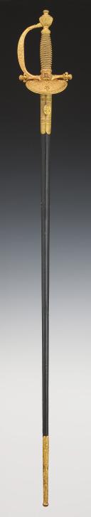 Photo 2 : SUPERIOR OFFICER'S SWORD OF THE CHEVAU-LÉGERS (or GENDARMES) OF THE KING'S MILITARY HOUSE, Restoration period. 30029