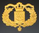 Photo 2 : PLAQUE DE SHAKO DE LA GARDE RÉPUBLICAINE, modèle 1906, Troisième République. 29246-53