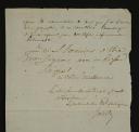 Photo 2 : 24th Line Infantry Regiment. SIGNED AUTOGRAPH LETTER FROM COLONEL JAMIN TO THE MINISTER OF WAR, DUKE OF FELTRE, urgently requesting the appointment of the proposed officers and non-commissioned officers, November 25, 1811. Item number: 18909-20.