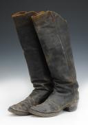 Photo 3 : PAIR OF CIVILIAN OR CAVALRY BOOTS, Second half of the 19th century. 27605