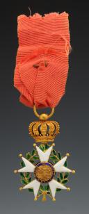 Photo 3 : OFFICER'S CROSS OF THE LEGION OF HONOR, model 1815-1830, Second Restoration. 28006