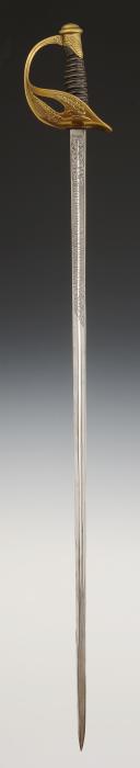 Photo 3 : CAVALRY OFFICER'S SABER, model of 1896, Third Republic. 30715