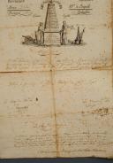 Photo 3 : Army of Italy. 85th Half-Brigade. 1st Battalion Joubert Division. UNLIMITED LEAVE ISSUED TO CITIZEN CLAUDE BIGOURAL, grenadier, 7 Ventôse Year 6 (25 February 1798). 18908-32