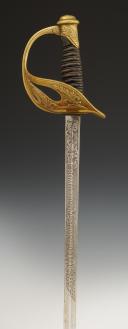 Photo 4 : CAVALRY OFFICER'S SABER, model of 1896, Third Republic. 30715