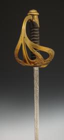Photo 6 : CAVALRY OFFICER'S SABER, model of 1896, Third Republic. 30715