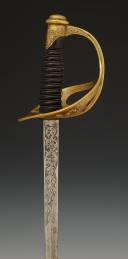 Photo 7 : CAVALRY OFFICER'S SABER, model of 1896, Third Republic. 30715