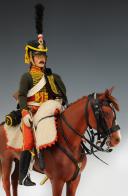 Photo 7 : LEPELTIER DANIEL : MANNEQUIN MINIATURE À CHEVAL REPRÉSENTANT UN HUSSARD DU 7ème RÉGIMENT Premier Empire, XXème siècle. 30451