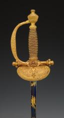 Photo 8 : SUPERIOR OFFICER'S SWORD OF THE CHEVAU-LÉGERS (or GENDARMES) OF THE KING'S MILITARY HOUSE, Restoration period. 30029