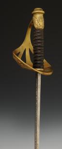 Photo 8 : CAVALRY OFFICER'S SABER, model of 1896, Third Republic. 30715