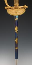 Photo 9 : SUPERIOR OFFICER'S SWORD OF THE CHEVAU-LÉGERS (or GENDARMES) OF THE KING'S MILITARY HOUSE, Restoration period. 30029