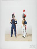 1824. Garde Royale. Artillerie à Pied. Lieutenant en Second, Musicien.