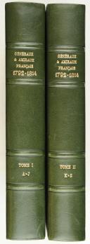 Photo 1 : Georges SIX - Dictionnaire biographique des généraux & amiraux français de la Révolution et de l'Empire (1792-1814)